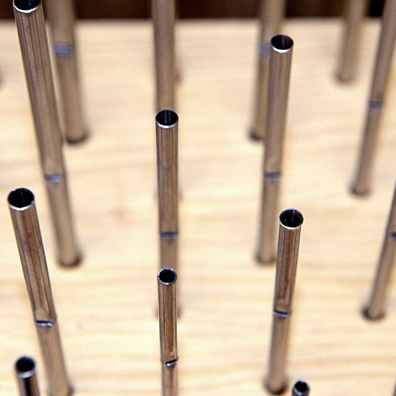 Auxilliarpfeifen der Orgel der Antoniterorgel
